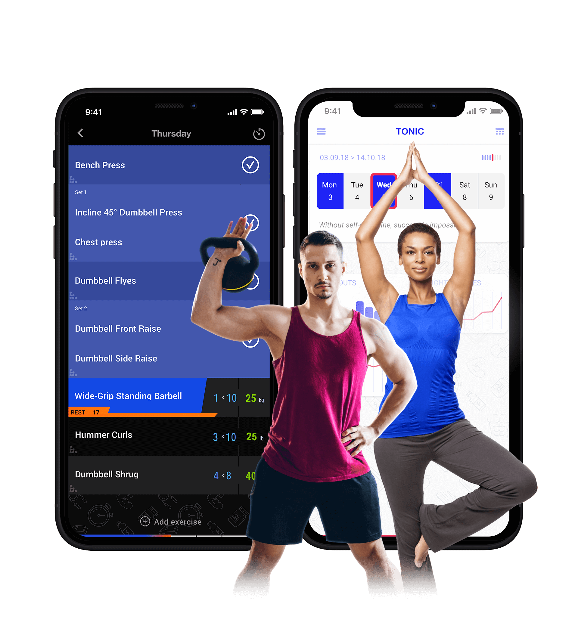 MD Gym, mobile assistant for sportspeople