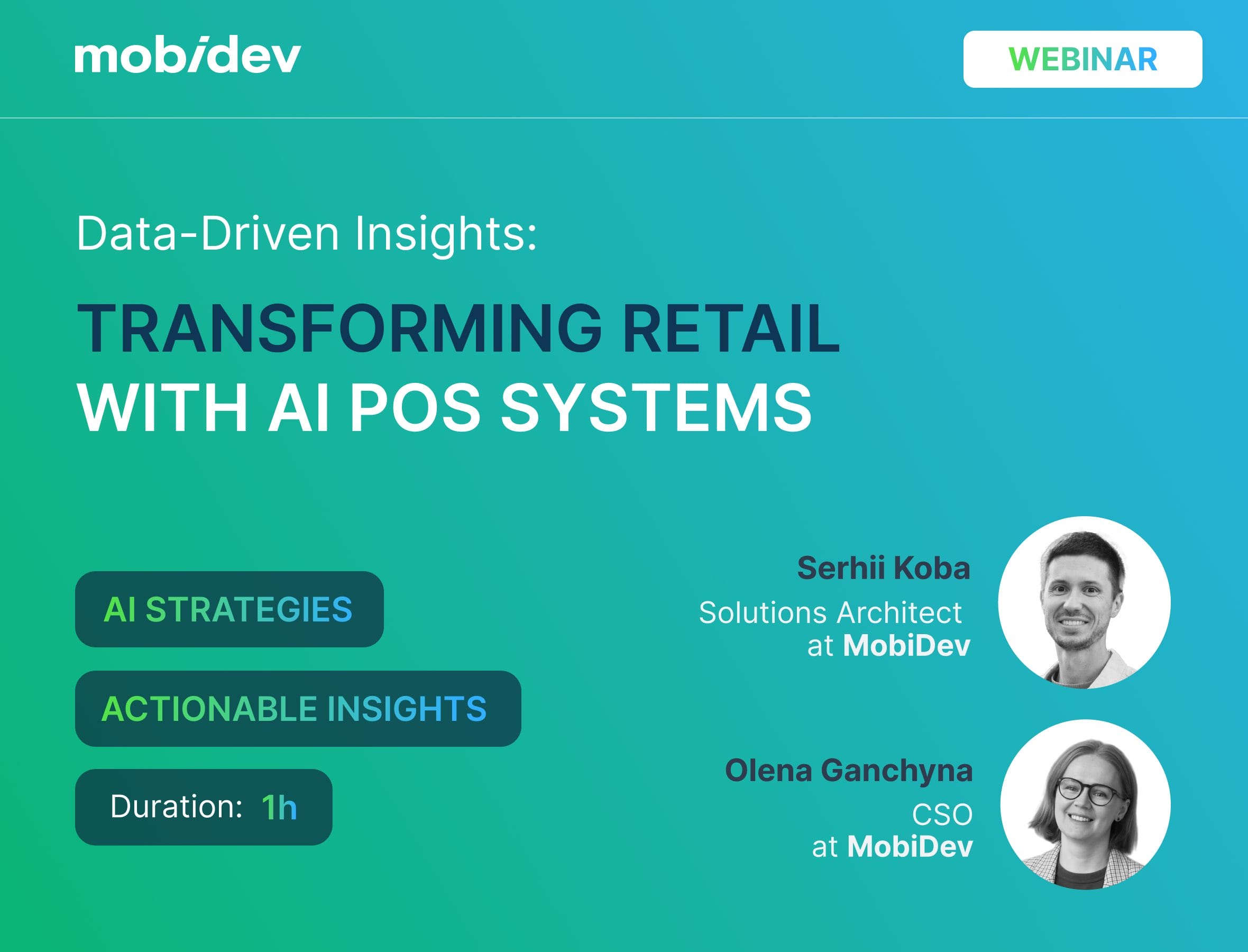 Data-driven insights: Transforming retail with AI POS systems webinar