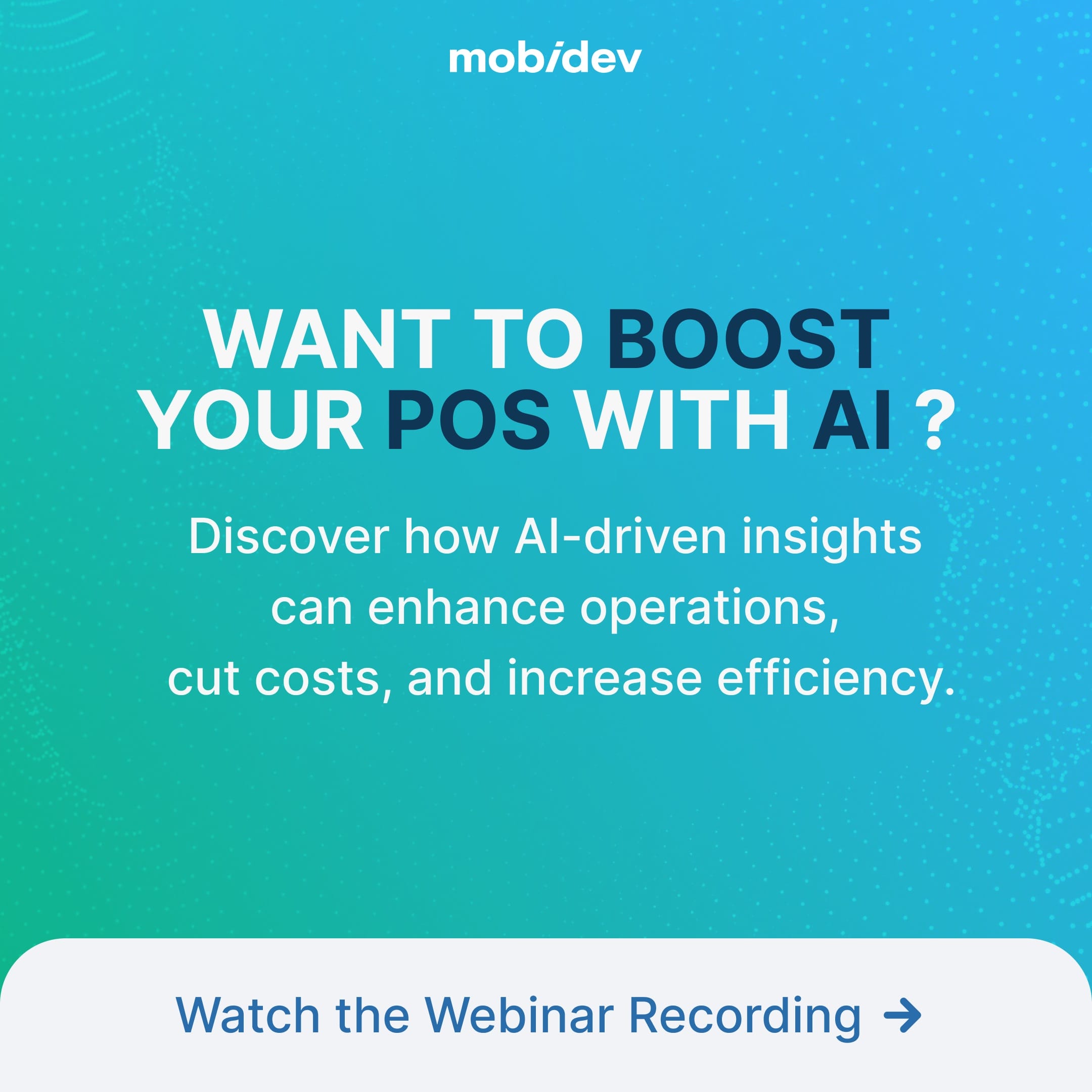 Transforming Retail with AI POS Systems Webinar recording